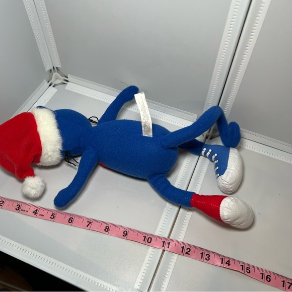 Pete The Cat Doll Santa Claus Hat Red Heart Plush 1999 2012 James Dean Book - Picture 5 of 5